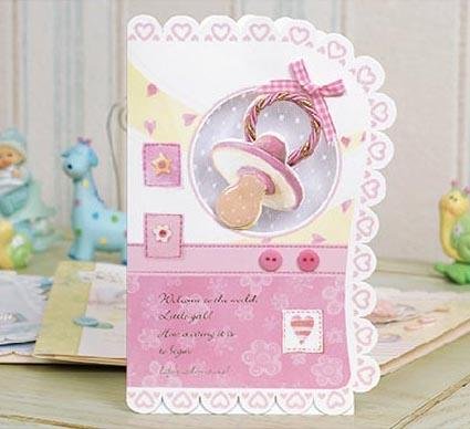 New Baby Cards - Classic Series - Q&T 3D Cards and Envelopes