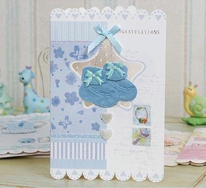 New Baby Cards - Classic Series - Q&T 3D Cards and Envelopes