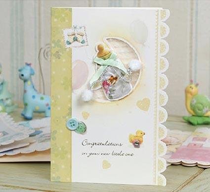 New Baby Cards - Classic Series - Q&T 3D Cards and Envelopes