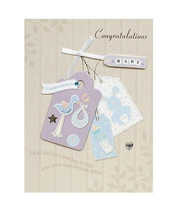 New Baby Cards - Cuddles Series - Q&T 3D Cards and Envelopes