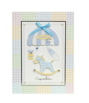 New Baby Cards - Cuddles Series - Q&T 3D Cards and Envelopes