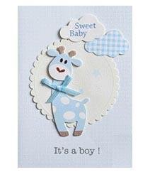 New Baby Cards - Sweet Series - Q&T 3D Cards and Envelopes