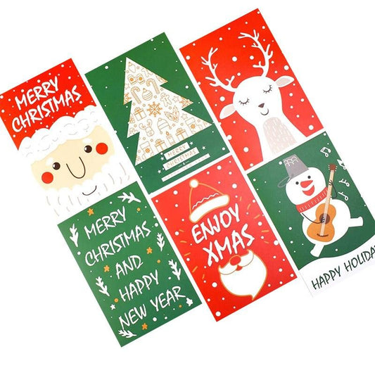 Set of 6 Christmas Cards - Q&T 3D Cards and Envelopes