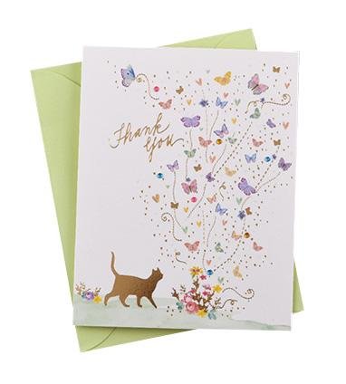 Thank You Cards - Butterfly Series - Q&T 3D Cards and Envelopes