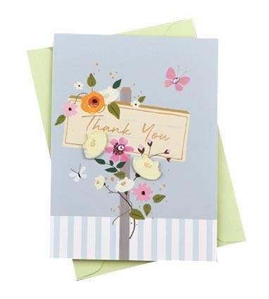 Thank You Cards - Watercolour Series - Q&T 3D Cards and Envelopes