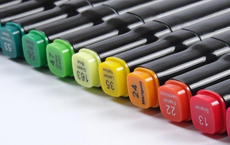 Touch Mark Professional Twin Tip Markers Set - 80 Colours - Q&T 3D Cards and Envelopes