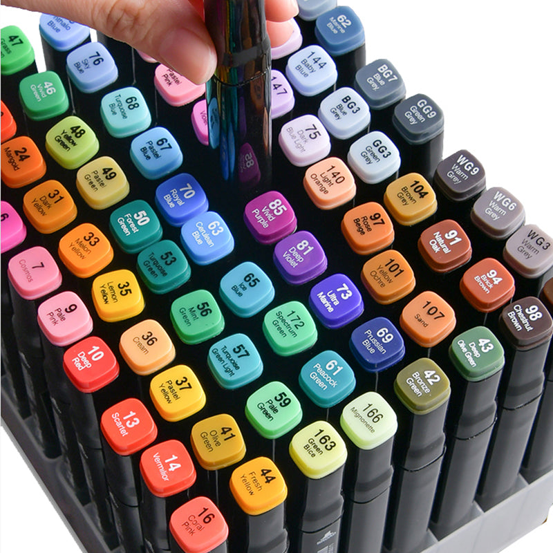 Touch Mark Professional Twin Tip Markers Set - 80 Colours