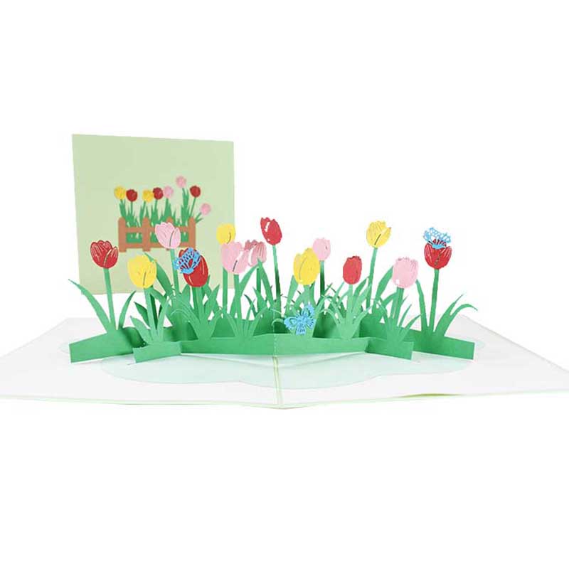 Tulips Pop Up Card